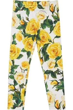 Dolce & Gabbana Bedruckte Leggings Aus Baumwolljersey