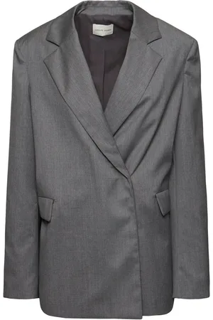 Loulou Studio Zweireihiger Blazer Aus Wolle „arlo“