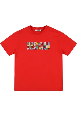 Msgm T-shirt Aus Baumwolljersey Mit Logo