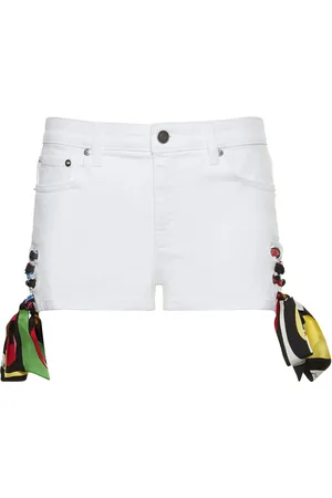 Puccini Minishorts Aus Denim Aus Foulardschnüren