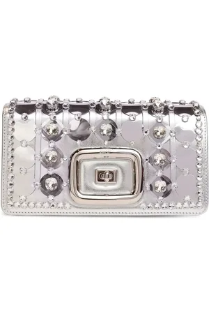 Roger Vivier Mini Schultertasche Aus Leder "viv Choc Disco“