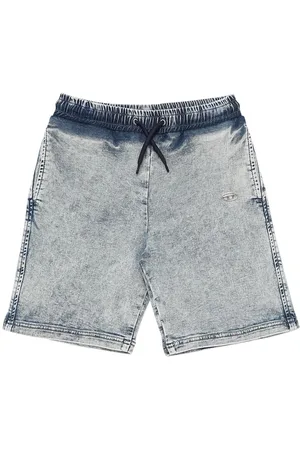 Diesel Shorts Aus Baumwollmischung Mit Denimeffekt