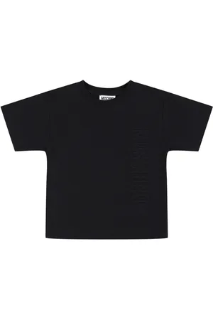 Moschino T-shirt Aus Baumwolljersey Mit Gesticktem Logo