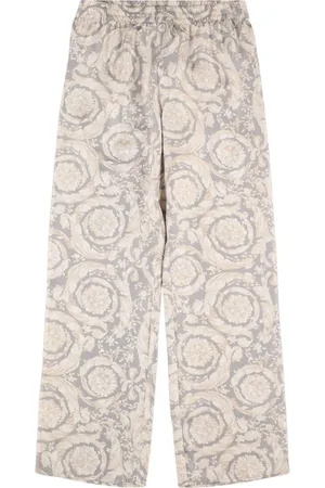 VERSACE Hose Aus Seidentwill Mit Druck