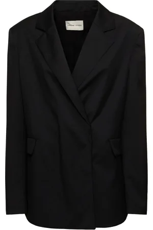 Loulou Studio Zweireihiger Blazer Aus Wolle „arlo“