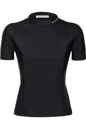 Alexander Wang Rashguard Top W/ Mock Neck