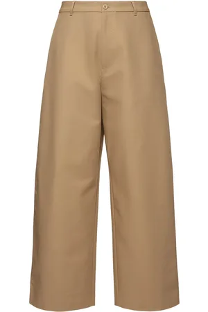 Acne Studios Weite Hose Aus Baumwolltwill „plass“