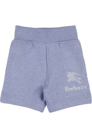 Burberry Baumwollshorts Mit Hohem Bund Und Logo