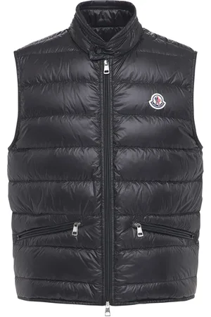 Moncler Daunenweste Aus Gestepptem Nylon "gui"