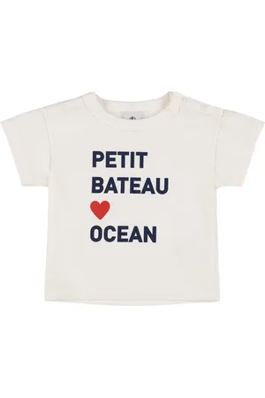 Petit Bateau Bedrucktes T-shirt Aus Baumwolljersey