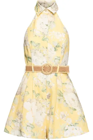 ZIMMERMANN Playsuit Aus Leinen „acacia“