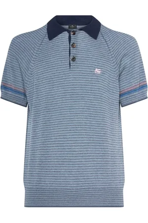 Etro Strick-poloshirt Aus Baumwolle Und Kaschmir