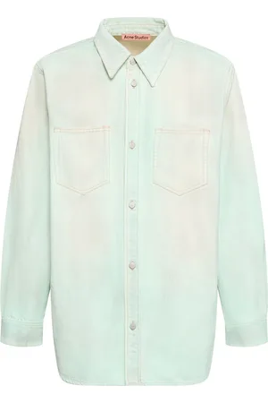 Acne Studios Im Dunkeln Leuchtendes Denim-hemd „karto“