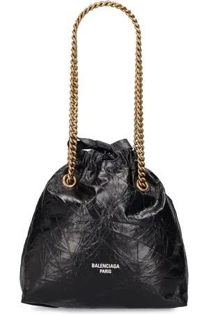 Balenciaga Small Crush Leather Tote Bag