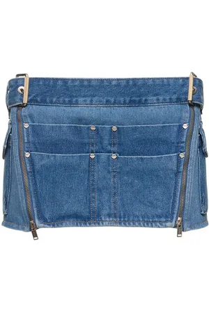 DION LEE Minirock Aus Denim