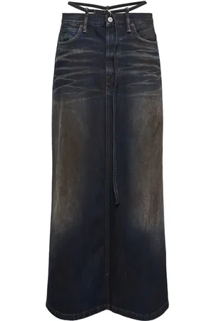 Acne Studios Langer Rock Aus Denim „talia“
