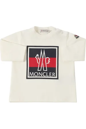 Moncler Langarm-shirt Aus Stretch-baumwolle Mit Logodruck