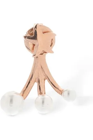 Dodo 9kt Roségold-mono-ohrring „stellina“