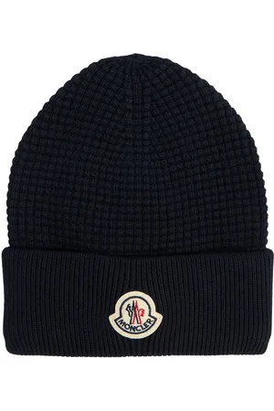 Moncler Beaniemütze Aus Baumwolle Mit Logo