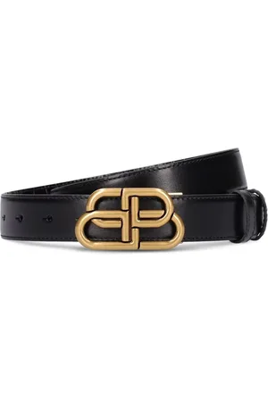 Balenciaga 25mm Breiter, Wendbarer Gürtel Mit Logo