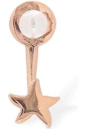 Dodo 9kt Roségold-mono-ohrring „stellina“