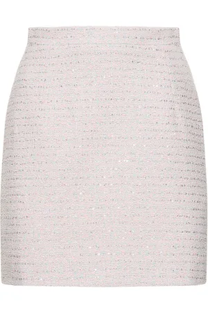 Alessandra Rich Minirock Aus Tweed