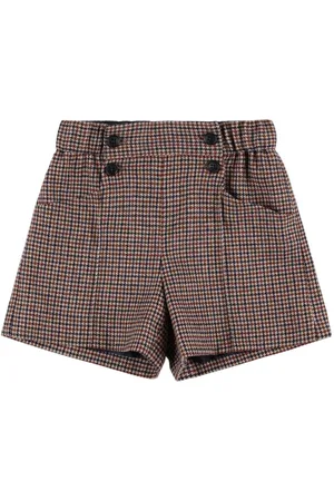 BONPOINT Bedruckte Shorts Aus Wollmischgewebe