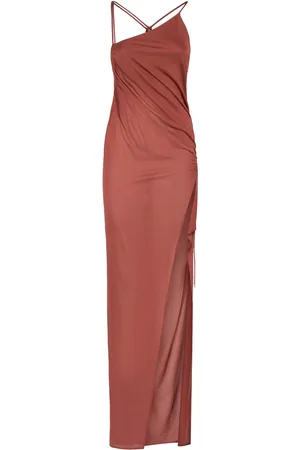 BLUMARINE Langes Kleid Aus Viskosekrepp