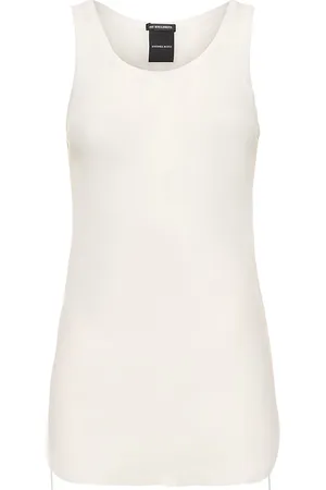 ANN DEMEULEMEESTER Tanktop Aus Gerippter Baumwolle „mara“