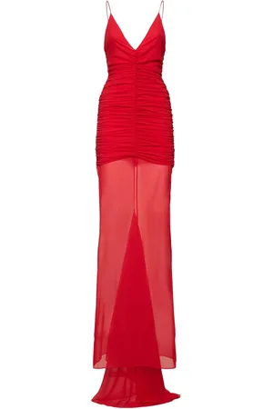 GIUSEPPE DI MORABITO Langes Kleid Aus Seidenchiffon