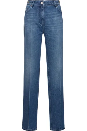 VERSACE Gerade Jeans „stonewashed“