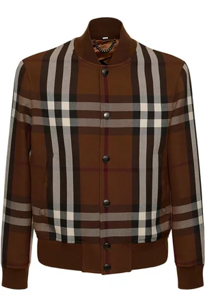 Burberry Bomberjacke Aus Baumwolle Mit Karomuster „landon“