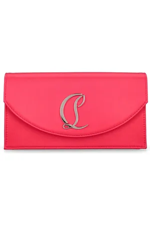 Christian Louboutin Kleine Satinclutch Mit Logo