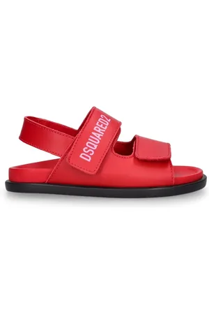 Dsquared2 Ledersandalen Mit Logo