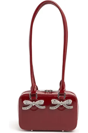 Self-Portrait Eckige Schultertasche Aus Leder „squared Bow“