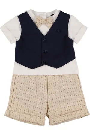 MONNALISA T-shirt, Weste Und Hose Aus Baumwolljersey