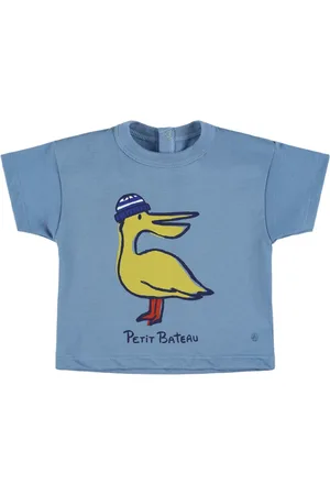 Petit Bateau Bedrucktes T-shirt Aus Baumwolljersey
