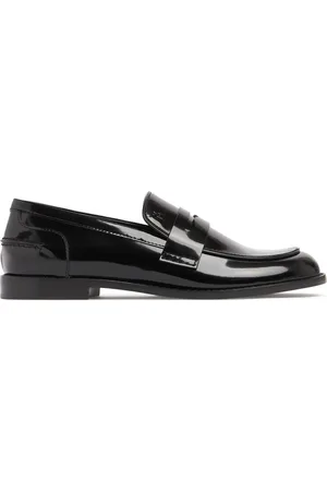 Amina Muaddi 20mm Hohe Lederloafer „tilda“