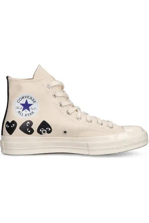 Comme des Garçons 20mm Hohe Sneakers Aus Baumwolle „play Converse“