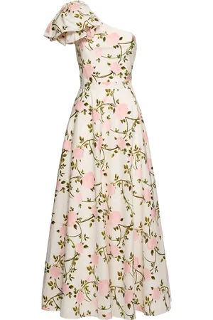 Giambattista Valli Langes Kleid Aus Popeline