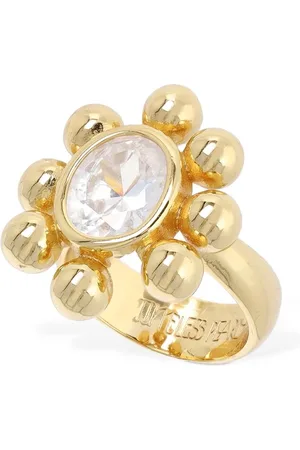 Timeless Pearly Dicker Ring Mit Kristall
