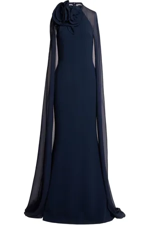 Elie saab Langes Kleid Aus Seidenmischung