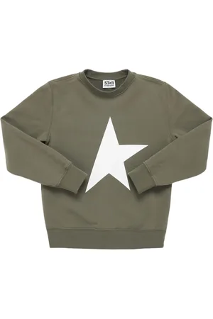 Golden Goose Sweatshirt Aus Baumwollmischung Mit Logo „star“