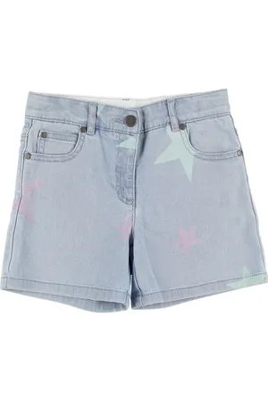 Stella McCartney Shorts Aus Baumwolldenim Mit Sterndruck