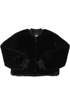 Karl Lagerfeld Bomberjacke Aus Kunstpelz