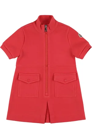 Moncler Kleid Aus Baumwollmischpiqué