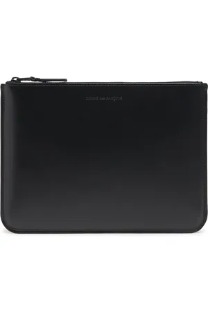 Comme des Garçons Ledertasche „very Black“