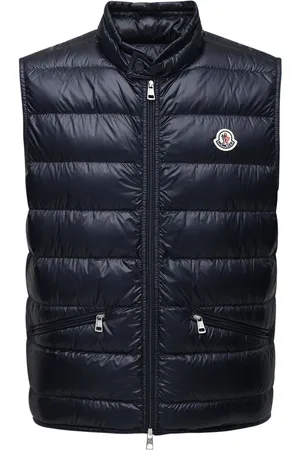 Moncler Daunenweste Aus Gestepptem Nylon "gui"
