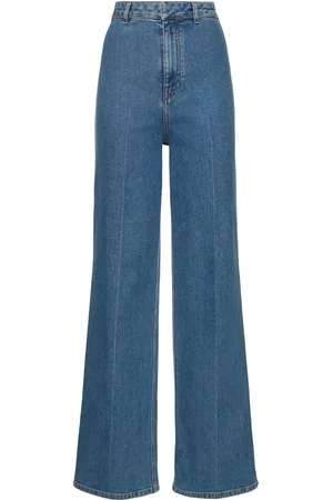 Serafini Denim-jeans Mit Hohem Bund Und Weitem Bein