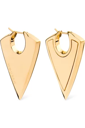 Alexander McQueen Messing-ohrringe „arrow“
